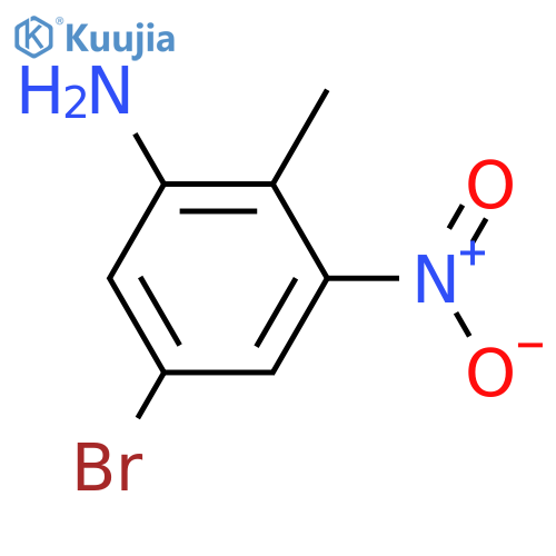 5-Bromo-2-methyl-3-nitroaniline structure