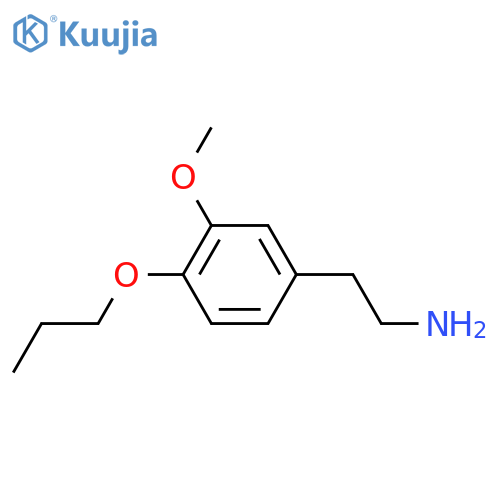 2-(3-methoxy-4-propoxyphenyl)ethanamine structure
