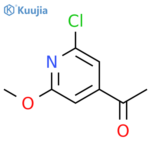 1-(2-Chloro-6-methoxypyridin-4-YL)ethanone structure