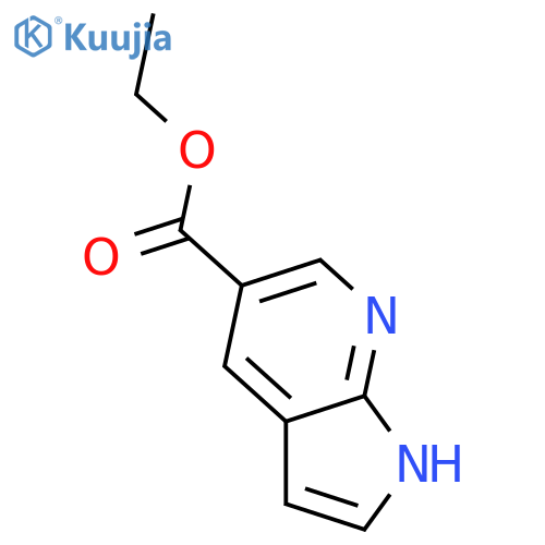 1H-Pyrrolo[2,3-b]pyridine-5-carboxylic acid, ethyl ester structure