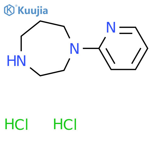 1-(pyridin-2-yl)-1,4-diazepane dihydrochloride structure