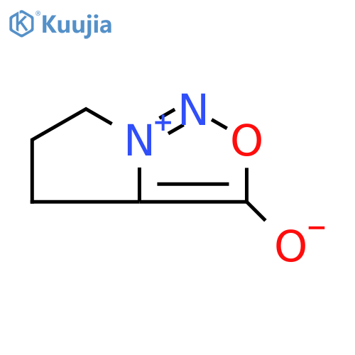 4H,5H,6H-7lambda5-pyrrolo1,2-c1,2,3oxadiazol-7-ylium-3-olate structure