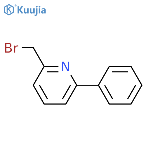 2-(bromomethyl)-6-phenylpyridine structure