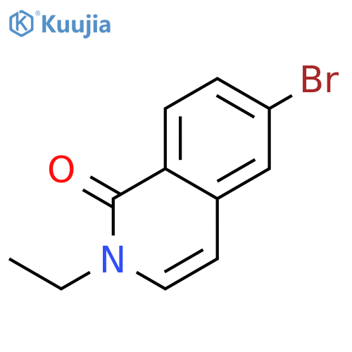 6-Bromo-2-ethylisoquinolin-1(2H)-one structure