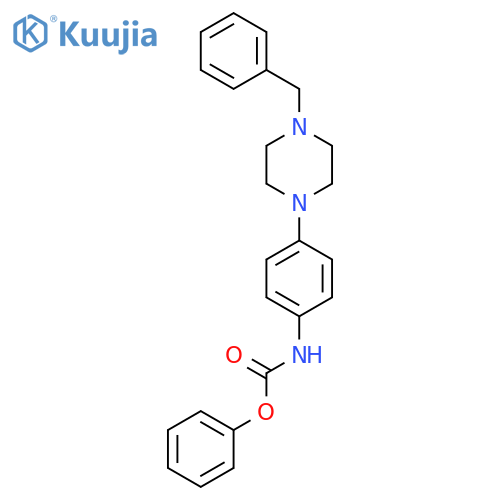 Phenyl (4-(4-Benzylpiperazin-1-yl)phenyl)carbamate structure