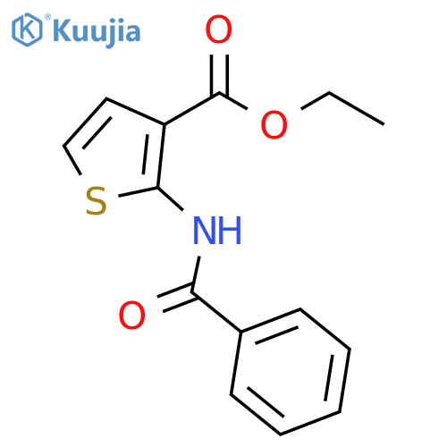ethyl 2-benzamidothiophene-3-carboxylate structure