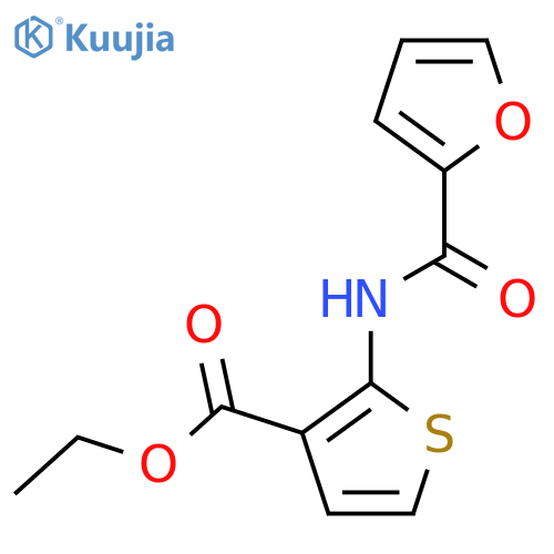 ethyl 2-(furan-2-amido)thiophene-3-carboxylate structure