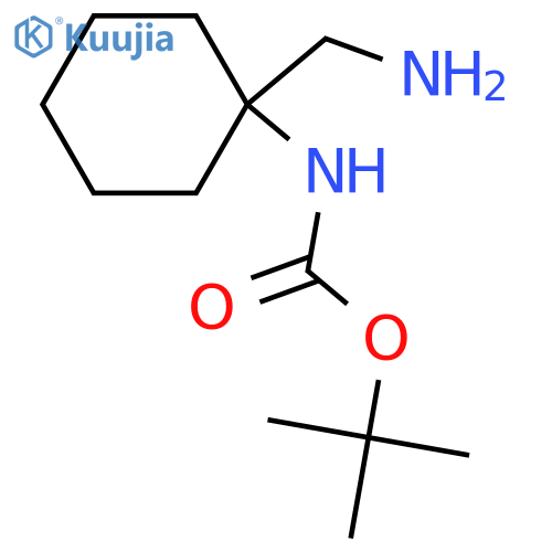 tert-Butyl N-1-(Aminomethyl)cyclohexylcarbamate structure