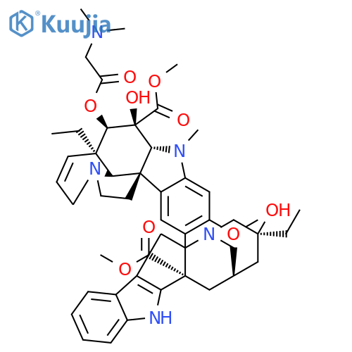 Vincaleukoblastine,O4-deacetyl-, 4-ester with N,N-dimethylglycine structure