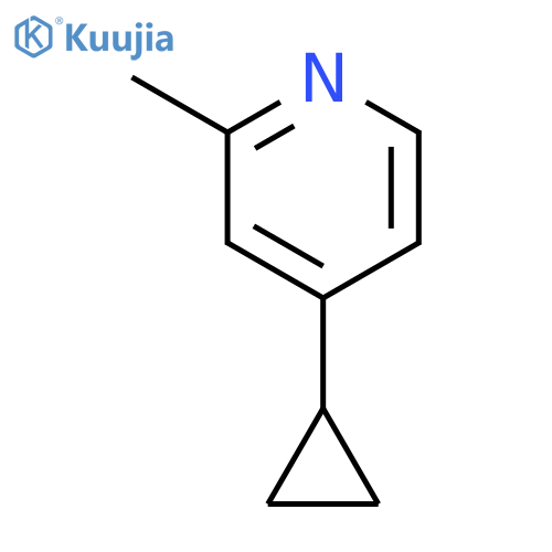 4-cyclopropyl-2-methyl-Pyridine structure