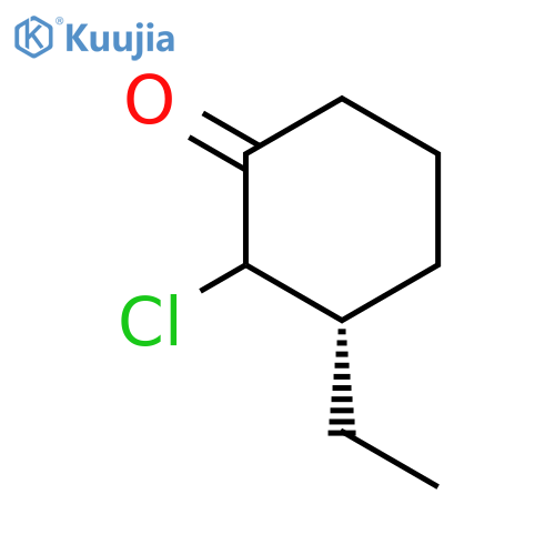 CYCLOHEXANONE, 2-CHLORO-3-ETHYL-, (3S)- structure