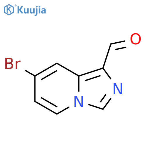7-bromoimidazo[1,5-a]pyridine-1-carbaldehyde structure