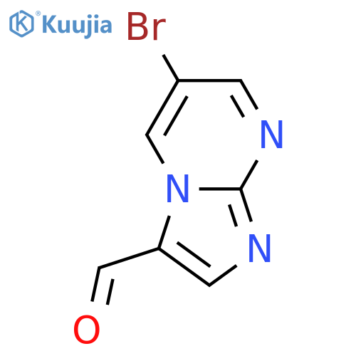 6-Bromoimidazo[1,2-a]pyrimidine-3-carbaldehyde structure