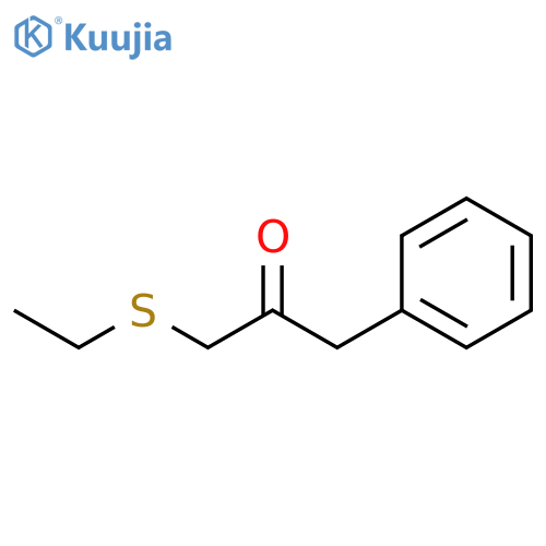 2-Propanone, 1-(ethylthio)-3-phenyl- structure