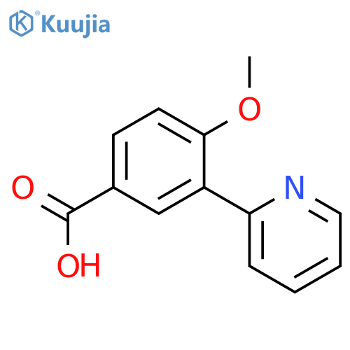 4-Methoxy-3-(pyridin-2-yl)benzoic Acid structure