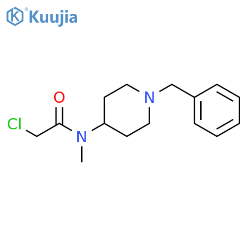 N-(1-benzyl-piperidin-4-yl)-2-chloro-n-methyl-acetamide structure