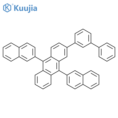ANTHRACENE, 2-[1,1'-BIPHENYL]-3-YL-9,10-DI-2-NAPHTHALENYL- structure