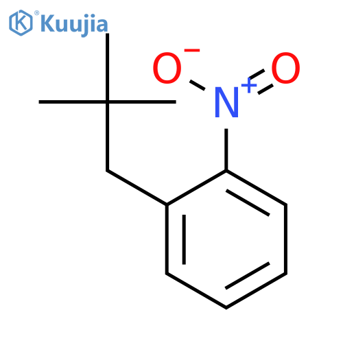 Benzene, 1-(2,2-dimethylpropyl)-2-nitro- structure