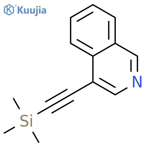4-((Trimethylsilyl)ethynyl)isoquinoline structure