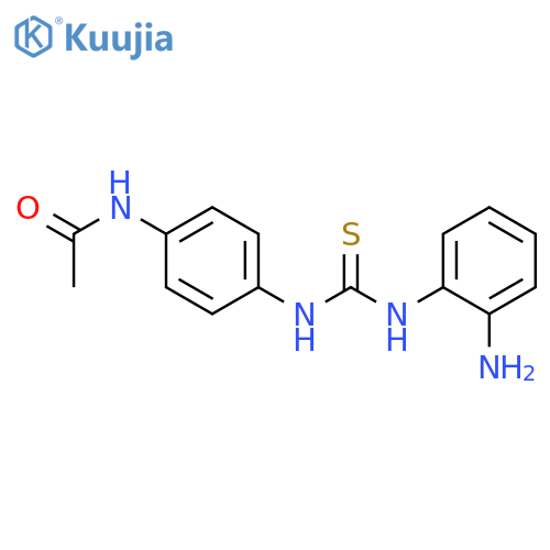 ACETAMIDE, N-[4-[[[(2-AMINOPHENYL)AMINO]THIOXOMETHYL]AMINO]PHENYL]- structure