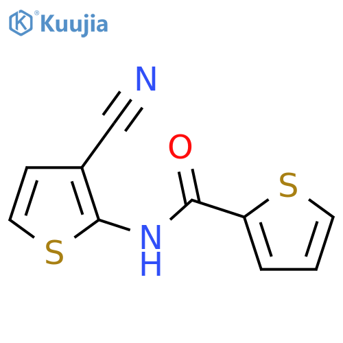 N-(3-cyanothiophen-2-yl)thiophene-2-carboxamide structure