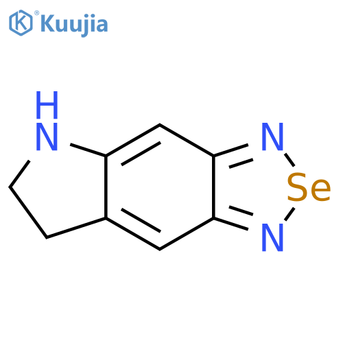 5H-PYRROLO[2,3-F]-2,1,3-BENZOSELENADIAZOLE, 6,7-DIHYDRO- structure