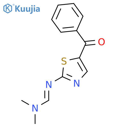 Methanimidamide, N'-(5-benzoyl-2-thiazolyl)-N,N-dimethyl- structure