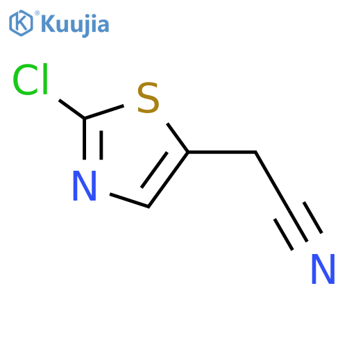 2-(2-Chlorothiazol-5-yl)acetonitrile structure