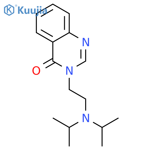 4(3H)-Quinazolinone, 3-[2-[bis(1-methylethyl)amino]ethyl]- structure