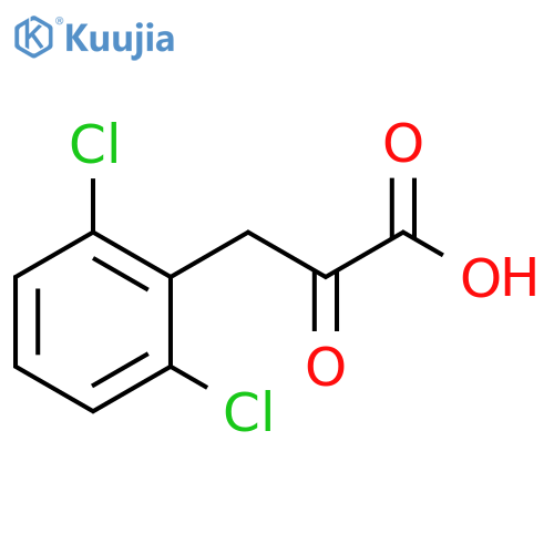 3-(2,6-dichlorophenyl)-2-oxopropanoic acid structure