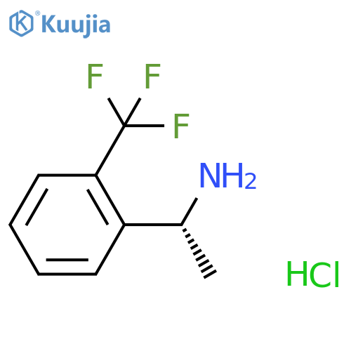 (R)-1-2-(Trifluoromethyl)phenylethylamine Hydrochloride structure