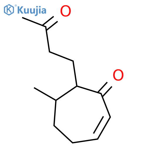 2-Cyclohepten-1-one,6-methyl-7-(3-oxobutyl)-, (6S,7S)- structure