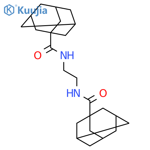 Ethane-1,2-diamine, N,N'-bis(1-adamantanoyl)- structure