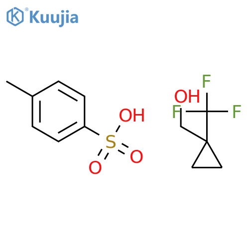 CYCLOPROPANEMETHANOL, 1-(TRIFLUOROMETHYL)-, 4-METHYLBENZENESULFONATE structure