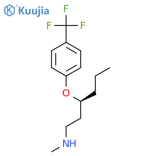 1-HEXANAMINE, N-METHYL-3-[4-(TRIFLUOROMETHYL)PHENOXY]-, (3S)- structure