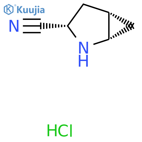 (1S,3S,5S)-2-azabicyclo[3.1.0]hexane-3-carbonitrile;hydrochloride structure