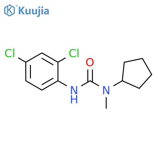 3-cyclopentyl-1-(2,4-dichlorophenyl)-3-methylurea structure