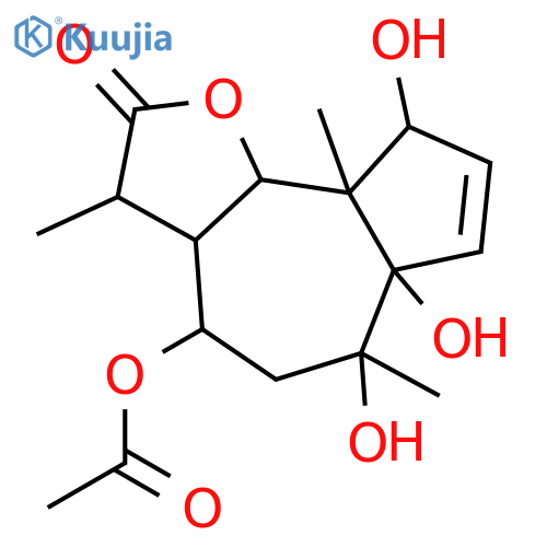 1,4,8,10-Tetrahydroxy-2-pseudoguaien-12,6-olide; (1α,4β,5β,6β,8β,10α,11α)-form, 8-Ac structure