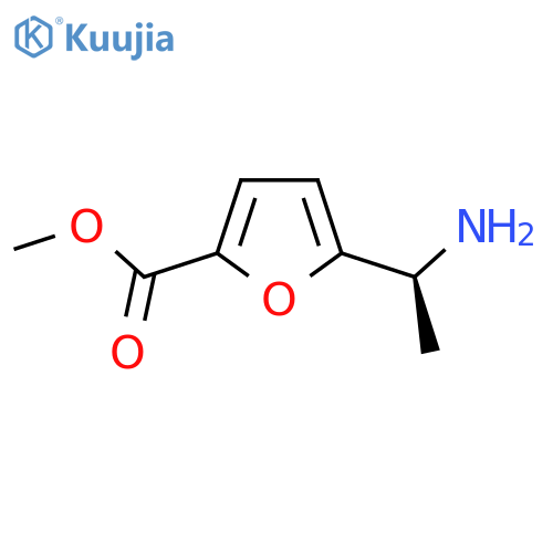 methyl 5-(1S)-1-aminoethylfuran-2-carboxylate structure