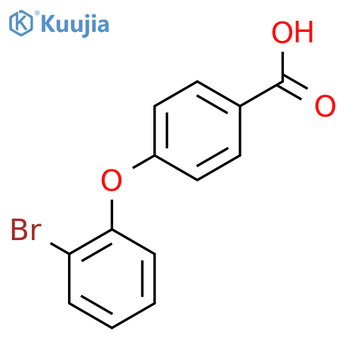 Benzoic acid, 4-(2-bromophenoxy)- structure