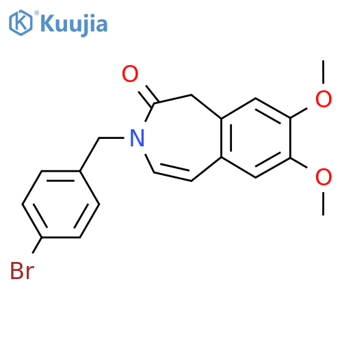 3-[(4-Bromophenyl)methyl]-7,8-dimethoxy-2,3-dihydro-1H-3-benzazepin-2-one structure
