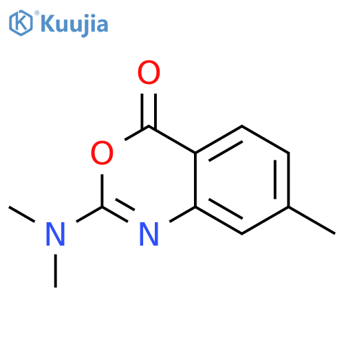 2-(dimethylamino)-7-methyl-4H-3,1-benzoxazin-4-one structure