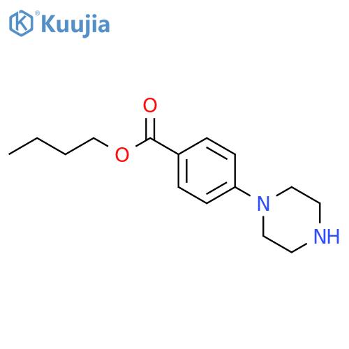 Butyl 4-(Piperazin-1-yl)benzoate structure