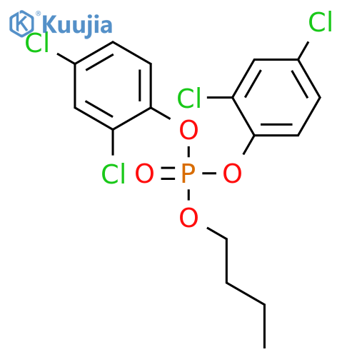 PHOSPHORIC ACID, BUTYL BIS(2,4-DICHLOROPHENYL) ESTER structure