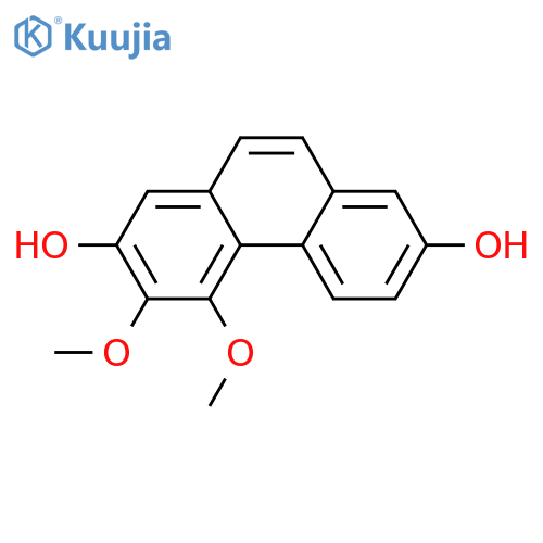 3,4-dimethoxyphenanthrene-2,7-diol structure