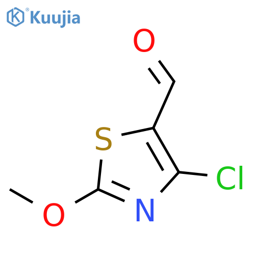 4-chloro-2-methoxy-1,3-thiazole-5-carbaldehyde structure