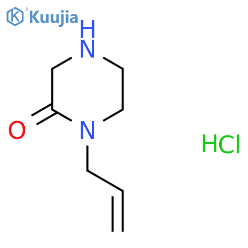 1-(Prop-2-en-1-yl)piperazin-2-one hydrochloride structure