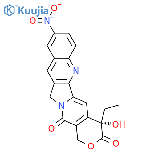 (S)-4-Ethyl-4-hydroxy-10-nitro-1H-pyrano[3',4':6,7]indolizino[1,2-b]quinoline-3,14(4H,12H)-dione structure
