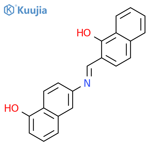1-NAPHTHALENOL, 2-[[(5-HYDROXY-2-NAPHTHALENYL)IMINO]METHYL]- structure