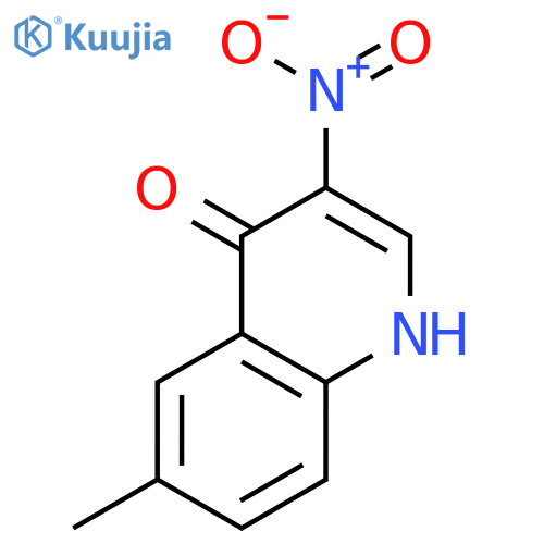 4(1H)-Quinolinone, 6-methyl-3-nitro- structure